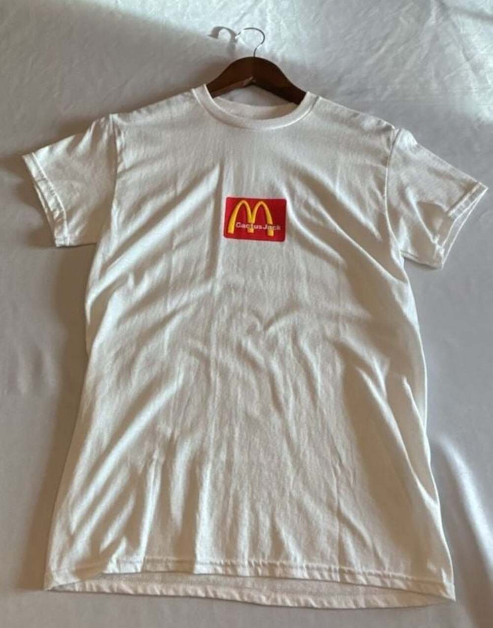 Travis Scott x McDonald's Cactus Jack Sesame White T-Shirt Size Small